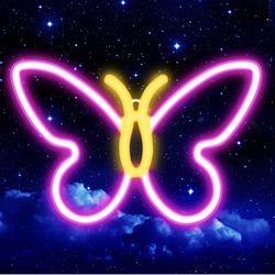 Neon Signs for Bedroom(butterfly )
