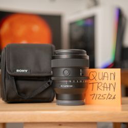 Sony 50mm f1.4 gm lens