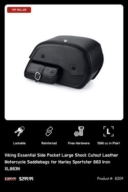 Saddle Bag For Harley