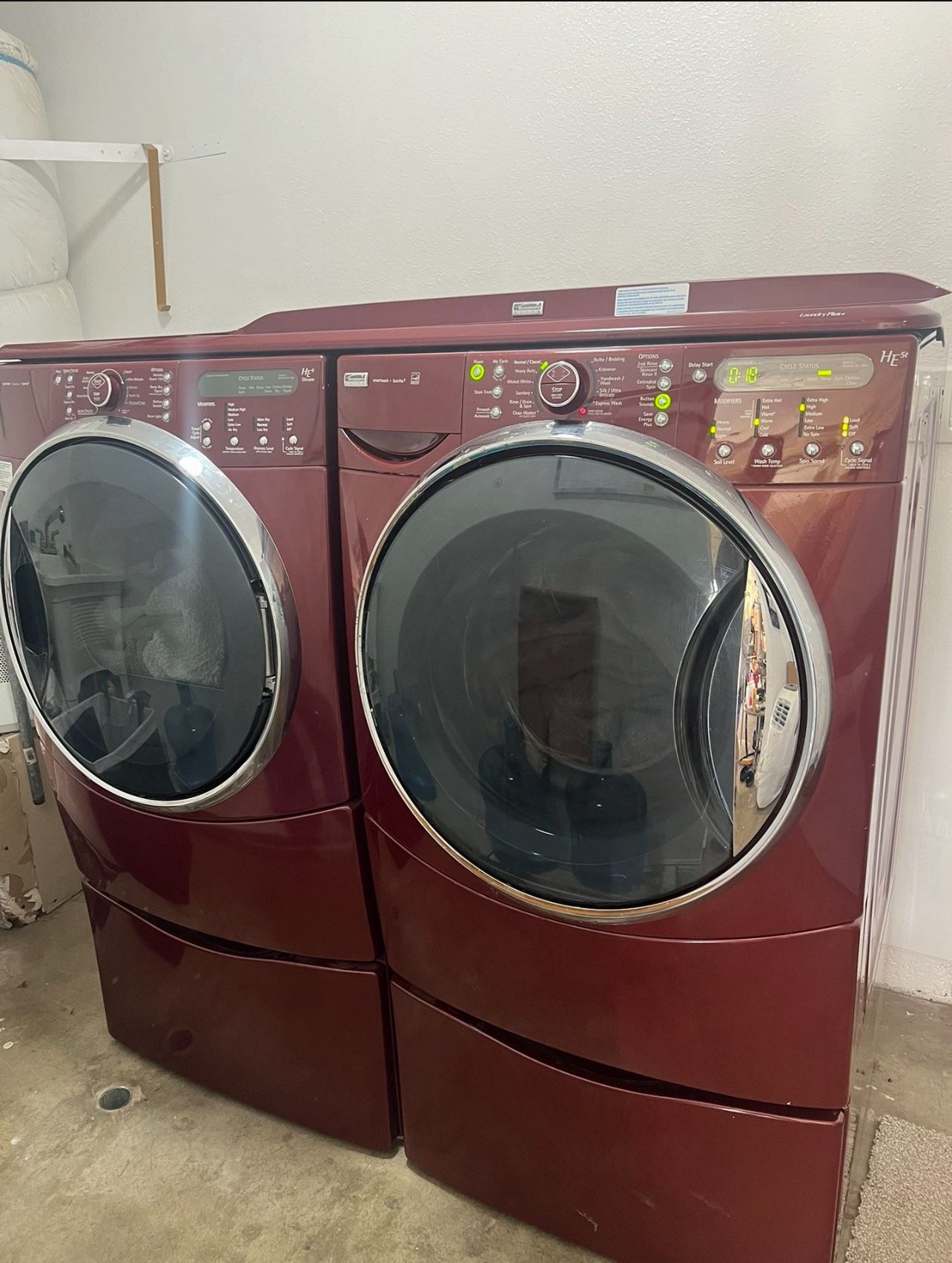 Kenmore HE 5t Smart Washer And ELECTRIC Dryer HE5 Steam