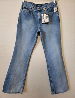 VTG 90s Y2K l.e.i. New Vint 100% Cotton Flare Jeans NWT Deadstock Macys Size 13
