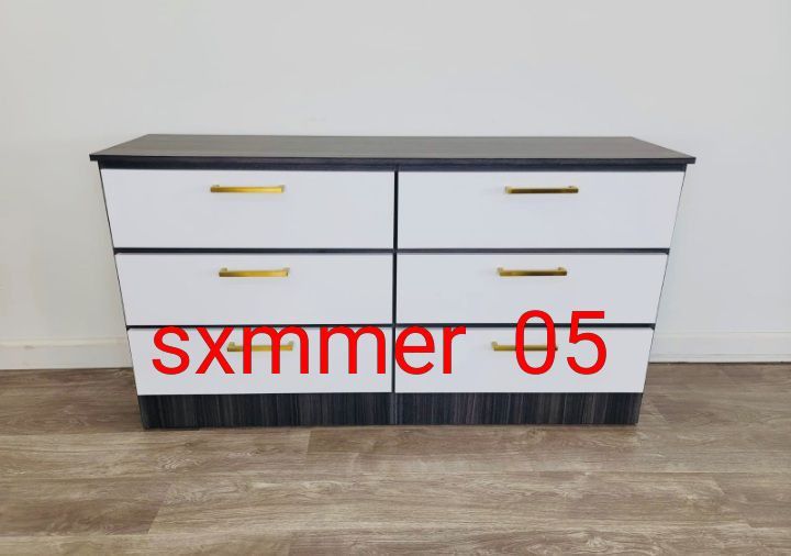 1 Piece Dresser Without Mirror New Available In 5 Different Colors White Dark Brown Gray And Black Same Day Delivery 170$