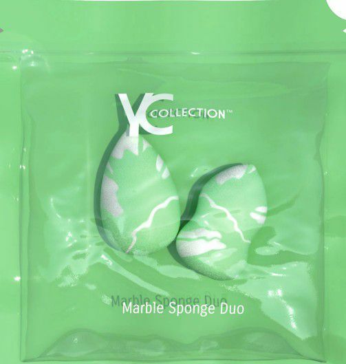 YC Collection Marble Sponge Duo Makeup Sponge Set Retail $20 B4tax Sephora