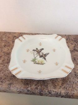 Vintage pheasant ashtray