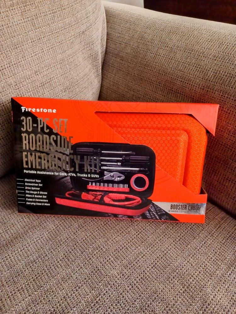 Firestone 30 Piece Roadside Emergency Kit