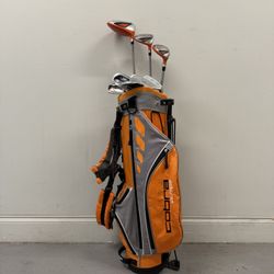 COBRA Junior GO-TIME Golf Set of 9 clubs, Bag, 41” Driver RIGHT (Good condition) PICK UP IN CORNELIUS