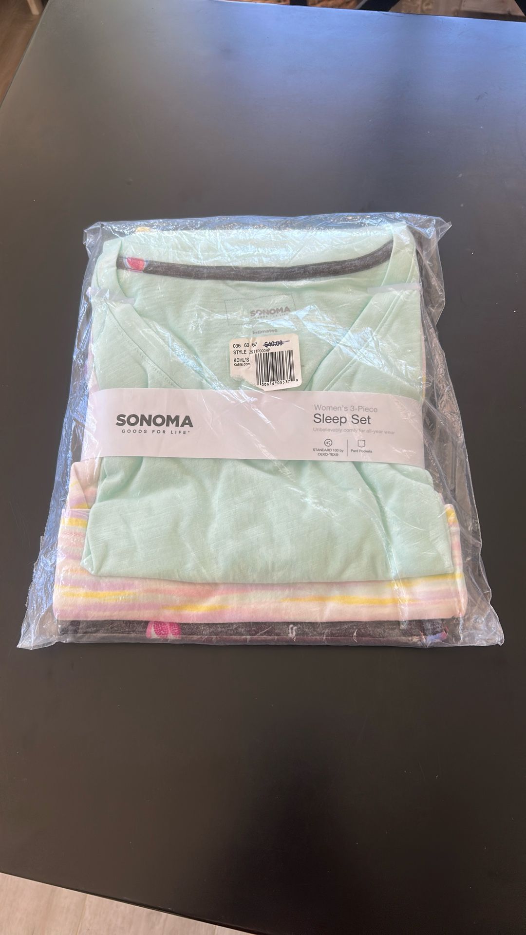Women’s Small Sonoma 3 Piece Sleep Set
