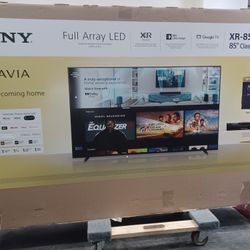 85" Screen Sony Bravia Smart 4k Full Array Led.  Original Box.  1 Year Warranty 