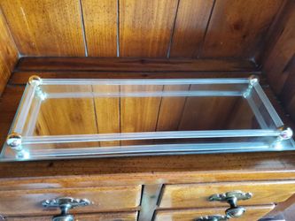 Vintage Mid-Century Lucite & Mirrored Vanity Tray (10.75" x 6")-p/u in Gilbert