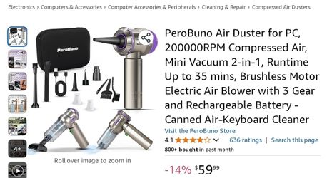 Portable Handheld Vacuum!!