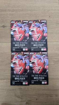One Piece Card Game The Time of Battle Sleeved Booster Pack OP-16