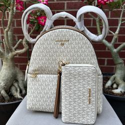 Michael Kors Backpack And Wallet 