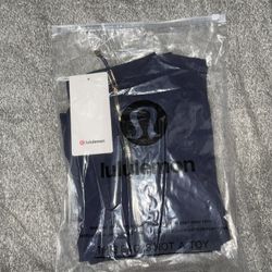 Lululemon Set Navy Blue | Define Jacket With Gold Zipper And Leggings | Size 4