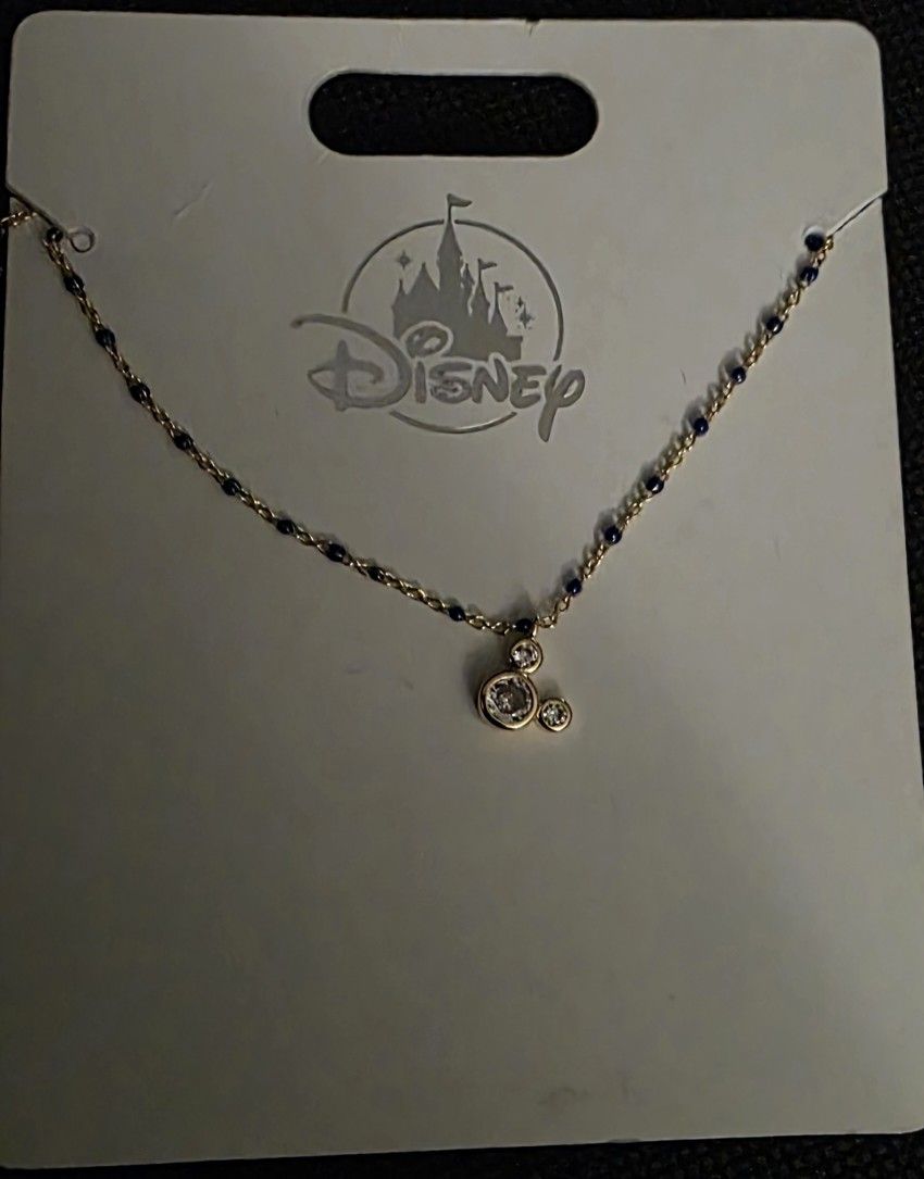 Disney Mickey Minnie Necklace