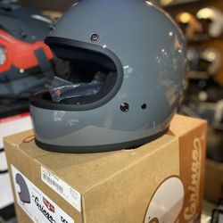 New Grey Biltwell Gringo Dot Motorcycle Helmet $200