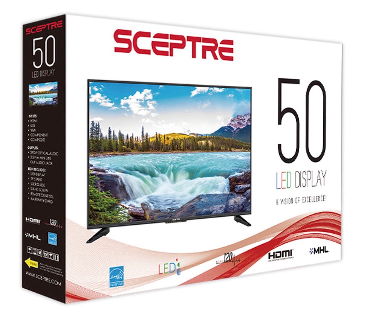 50 inch HD flat screen sceptre TV brand new in box. $220 firm.