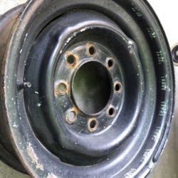 16” Steel Rims For Chevy Classic Trucks With 8x6.5” Bolt Pattern 