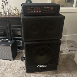 600 watt carvin bass amp stack