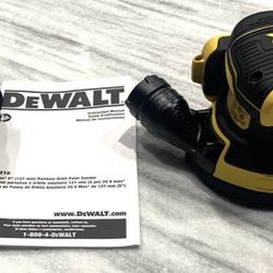 Brand New DEWALT 20v XR Brushless 5” Random Orbit Sander Tool Only Price Is Firm At $80