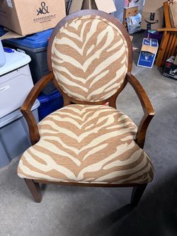 Classic Wooden Accent Chair