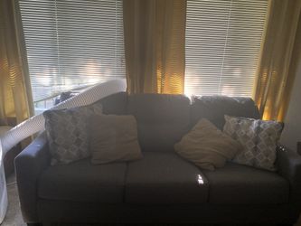 2 Gray couches
