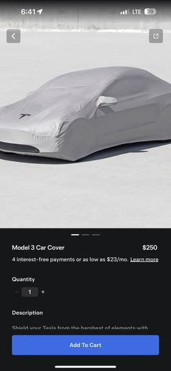 Tesla Model 3 Car Cover