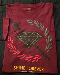 Diamond Supply Co. Shine Forever Short Sleeve T-Shirt L