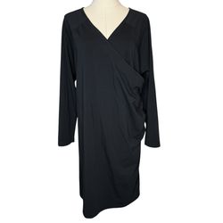 Soft Surroundings Knee Length Black Dress 1X