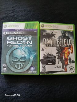 Xbox 360 games Ghost Recon Battlefield