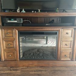Stand TV - Fireplace