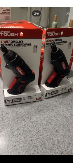 Hyper Tough 4-Volt Cordless Rotating Screwdriver ()