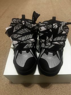 Black Lanvin Curb Sneakers