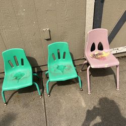 3 Kid Chairs 
