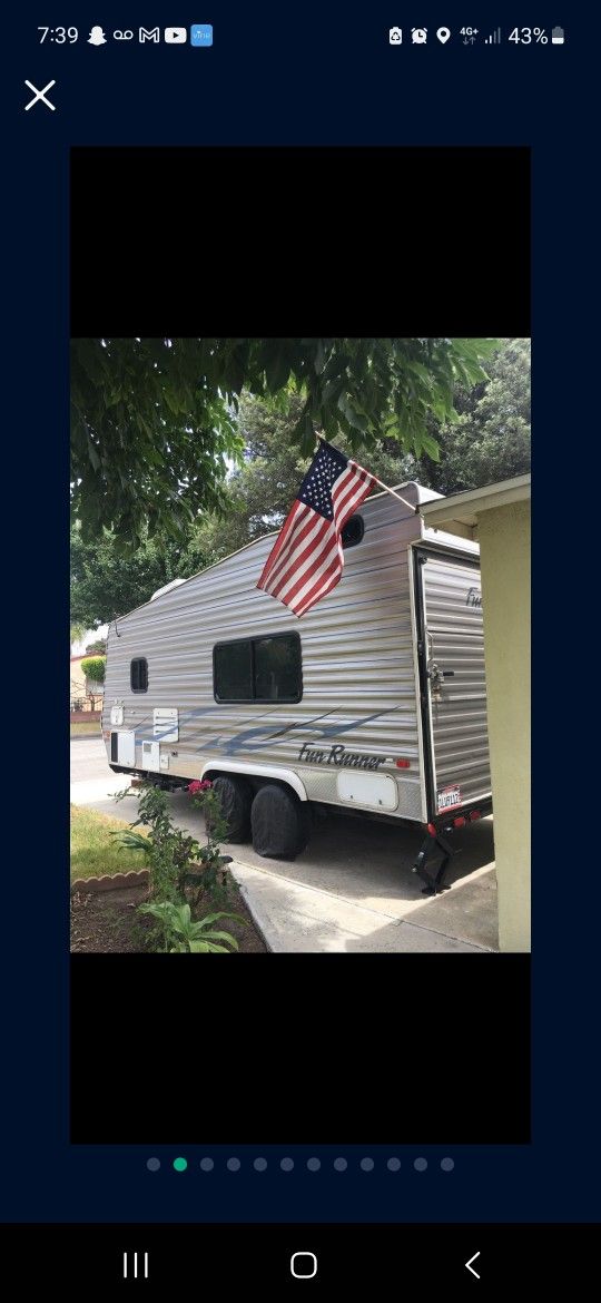 2006 Carson Funrunner Toy Hauler Camper