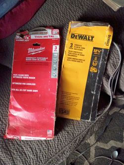 DeWalt Milwaukee 32 7/8 " band saw blades
