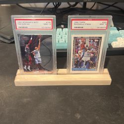 Wooden Psa Card Display Stand 