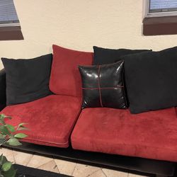 Couch (red and Black)