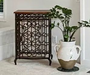 Pole Lamp, silver lamp, wine rack cabinet , tables, desk — EACH