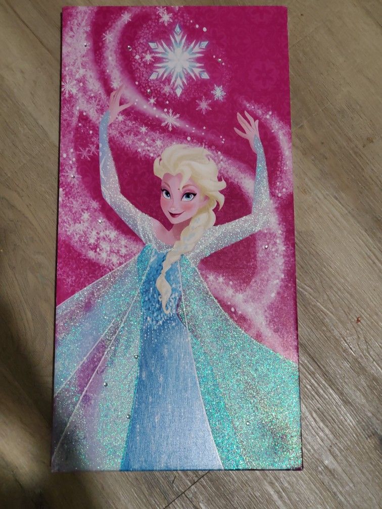 Frozen Elsa Canvas Print 24"×12"