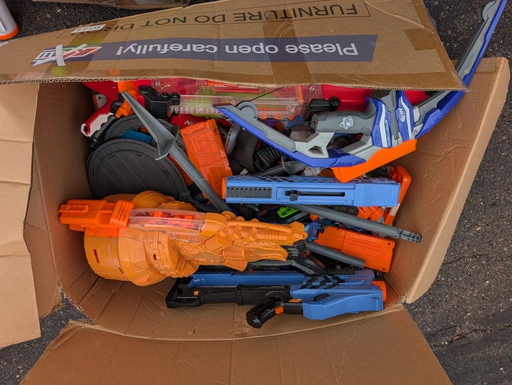A Lot Of Nerf Guns