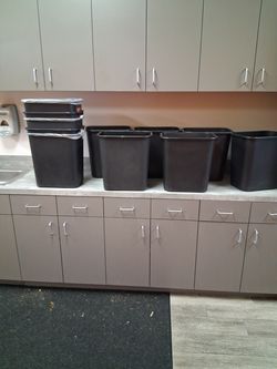 Trash cans