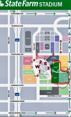 Parking pass only -Seahawks @ Cards 9/20