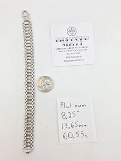 Platinum .999 pure custom role-x style bracelet