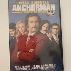 Anchorman DVD Sealed Will Ferrell The Legend Of Ron Burgundy Bonus Features New