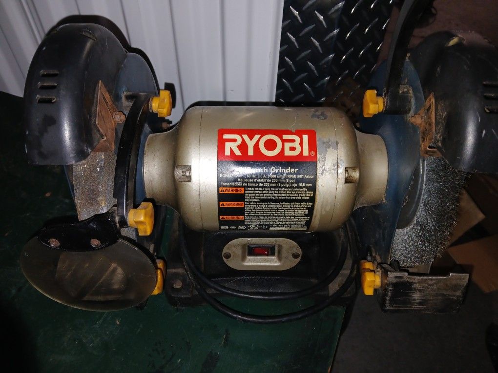 Ryobi 8in Bench Grinder