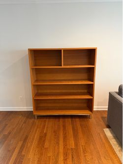 Room & Board Copenhagen Bookcase — Cherry Wood, 5-Shelf