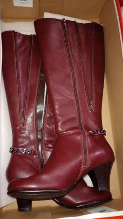 Burgundy Boots