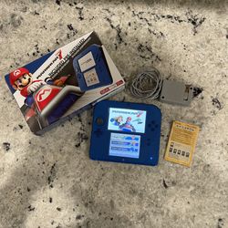 Nintendo 2DS Mario Kart 7 Edition Electric Blue