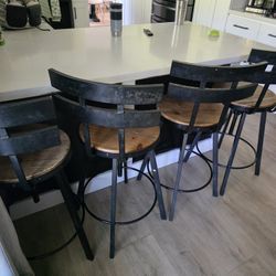 Set Of 4 Bar Stools