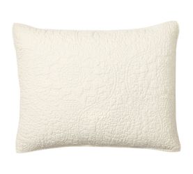 New - 2 Pottery Barn Ivory Belgian Flax Linen Shams
